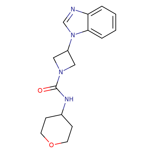 3-(1H-1,3-benzodiazol-1-yl)-N-(oxan-4-yl)azetidine-1-carboxamide