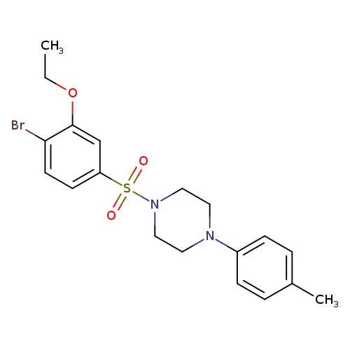 1-(4-bromo-3-ethoxybenzenesulfonyl)-4-(4-methylphenyl)piperazine