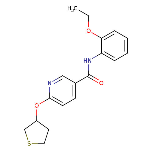 N-(2-ethoxyphenyl)-6-(thiolan-3-yloxy)pyridine-3-carboxamide