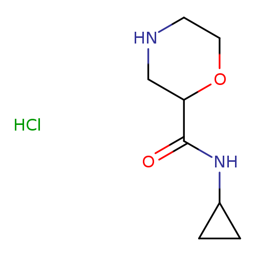 N-cyclopropylmorpholine-2-carboxamide hydrochloride
