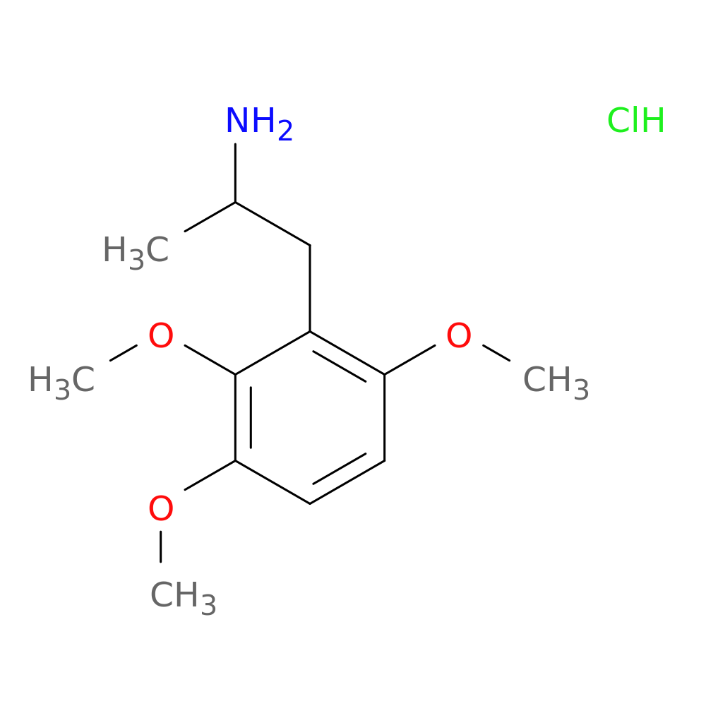 2,3,6-trimethoxy-α-methyl-benzeneethanamine, monohydrochloride