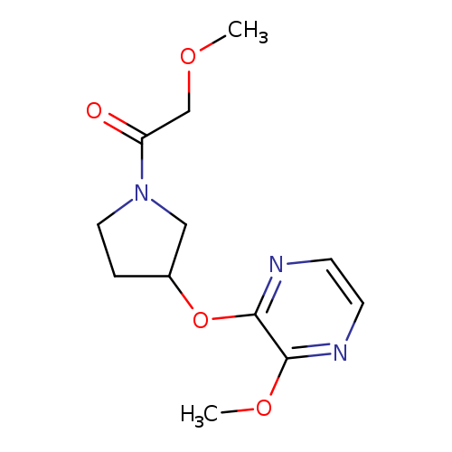 2-methoxy-1-{3-[(3-methoxypyrazin-2-yl)oxy]pyrrolidin-1-yl}ethan-1-one