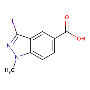 1H-Indazole-5-carboxylic acid, 3-iodo-1-methyl-