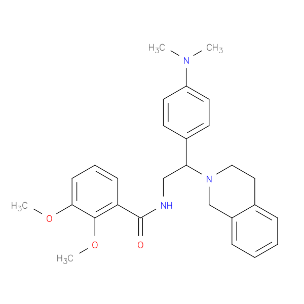 N-{2-[4-(dimethylamino)phenyl]-2-(1,2,3,4-tetrahydroisoquinolin-2-yl)ethyl}-2,3-dimethoxybenzamide