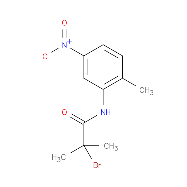 2-Bromo-2-methyl-n-(2-methyl-5-nitrophenyl)propanamide