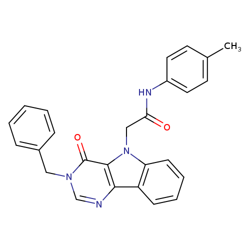 2-{3-benzyl-4-oxo-3H,4H,5H-pyrimido[5,4-b]indol-5-yl}-N-(4-methylphenyl)acetamide