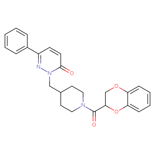 2-{[1-(2,3-dihydro-1,4-benzodioxine-2-carbonyl)piperidin-4-yl]methyl}-6-phenyl-2,3-dihydropyridazin-3-one