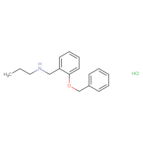 {[2-(benzyloxy)phenyl]methyl}(propyl)amine hydrochloride