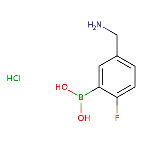 (5-(Aminomethyl)-2-fluorophenyl)boronic acid hydrochloride