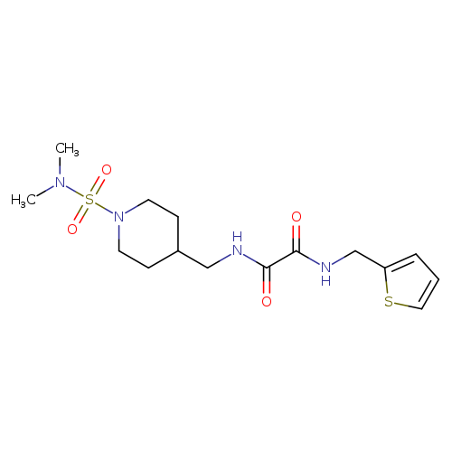 N'-{[1-(dimethylsulfamoyl)piperidin-4-yl]methyl}-N-[(thiophen-2-yl)methyl]ethanediamide