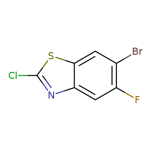 6-bromo-2-chloro-5-fluoro-1,3-benzothiazole