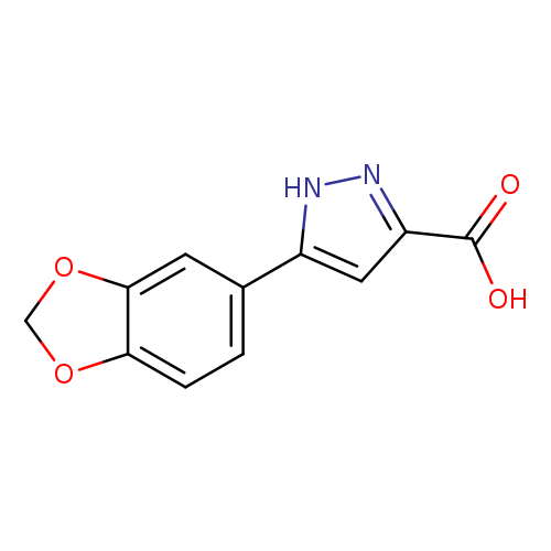 5-(1,3-benzodioxol-5-yl)-1H-pyrazole-3-carboxylic acid