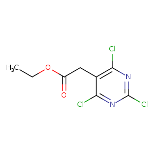 2,4,6-Trichloro-5-pyrimidineacetic acid ethyl ester