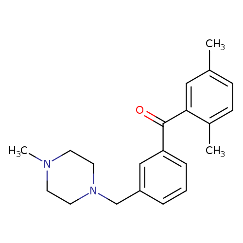 2,5-DIMETHYL-3'-(4-METHYLPIPERAZINOMETHYL) BENZOPHENONE