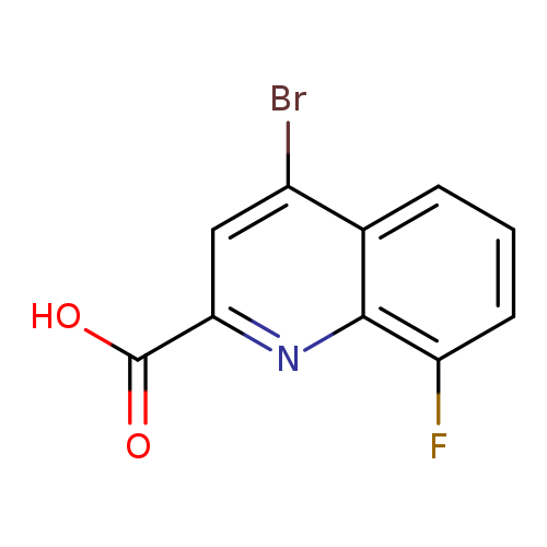 4-bromo-8-fluoroquinoline-2-carboxylic acid