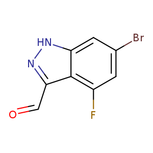 6-BROMO-4-FLUORO-3-(1H)INDAZOLE CARBOXALDEHYDE
