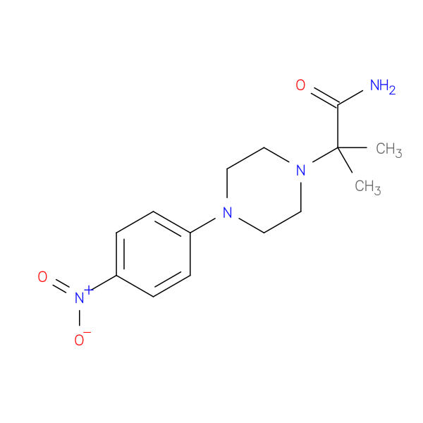 2-methyl-2-[4-(4-nitrophenyl)piperazin-1-yl]propanamide