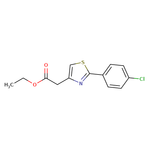 4-Thiazoleacetic acid, 2-(4-chlorophenyl)-, ethyl ester