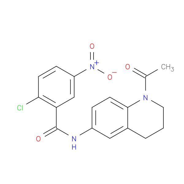 N-(1-acetyl-1,2,3,4-tetrahydroquinolin-6-yl)-2-chloro-5-nitrobenzamide