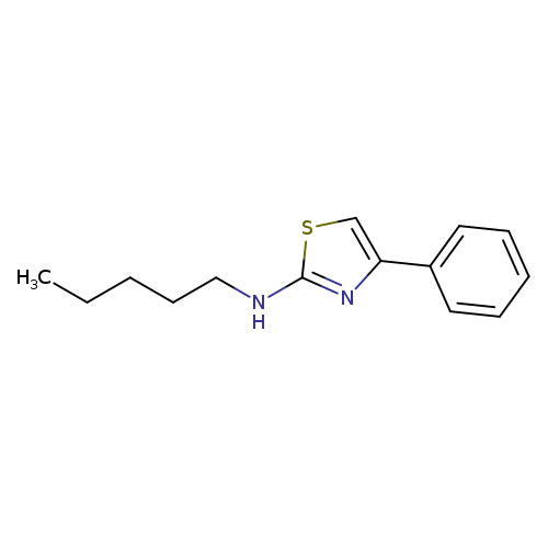 N-pentyl-4-phenyl-1,3-thiazol-2-amine