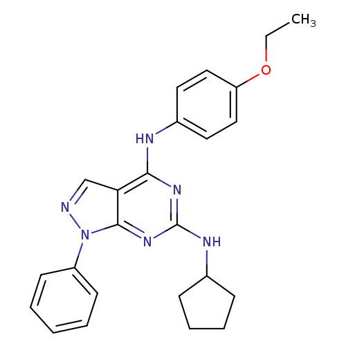 N6-cyclopentyl-N4-(4-ethoxyphenyl)-1-phenyl-1H-pyrazolo[3,4-d]pyrimidine-4,6-diamine