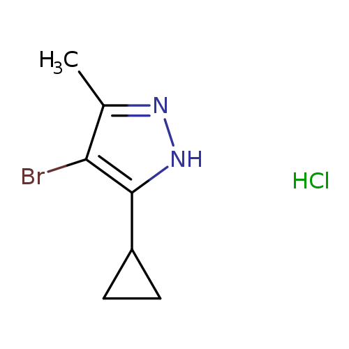 4-Bromo-5-cyclopropyl-3-methyl-1h-pyrazole hydrochloride