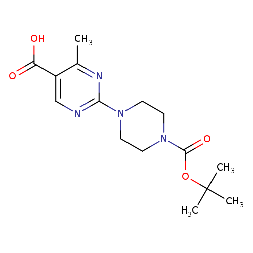 2-(4-(tert-butoxycarbonyl)piperazin-1-yl)-4-methylpyrimidine-5-carboxylic acid