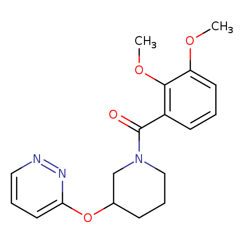 3-{[1-(2,3-dimethoxybenzoyl)piperidin-3-yl]oxy}pyridazine