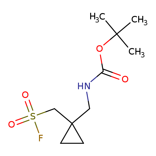 tert-butylN-({1-[(fluorosulfonyl)methyl]cyclopropyl}methyl)carbamate