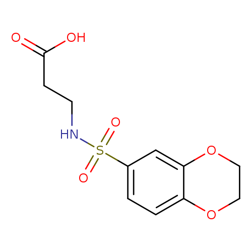 N-(2,3-Dihydro-1,4-benzodioxin-6-ylsulfonyl)-b-alanine