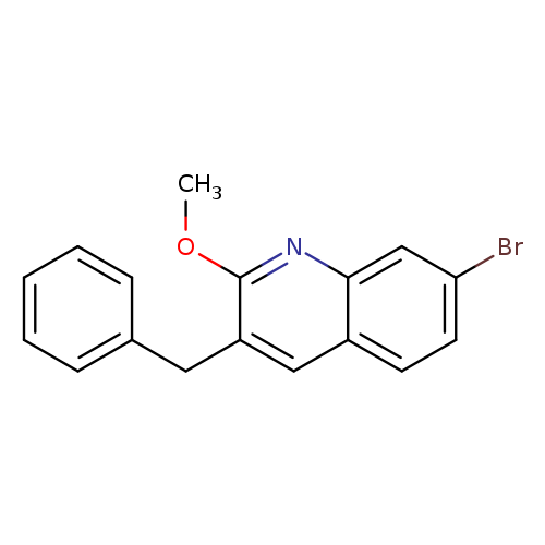 Quinoline, 7-bromo-2-methoxy-3-(phenylmethyl)-