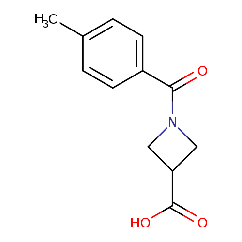 1-(4-methylbenzoyl)azetidine-3-carboxylic acid