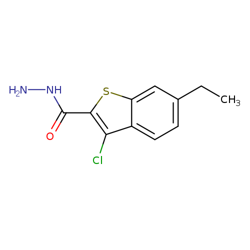 3-Chloro-6-ethyl-1-benzothiophene-2-carbohydrazide