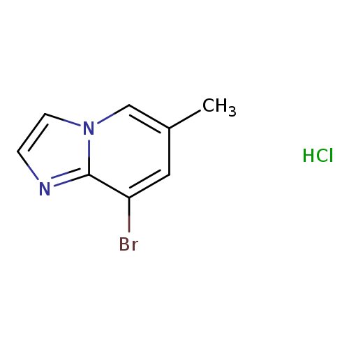 Imidazo[1,2-a]pyridine,8-bromo-6-methyl-, hydrochloride (1:1)