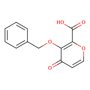 4H-Pyran-2-carboxylic acid, 4-oxo-3-(phenylmethoxy)-
