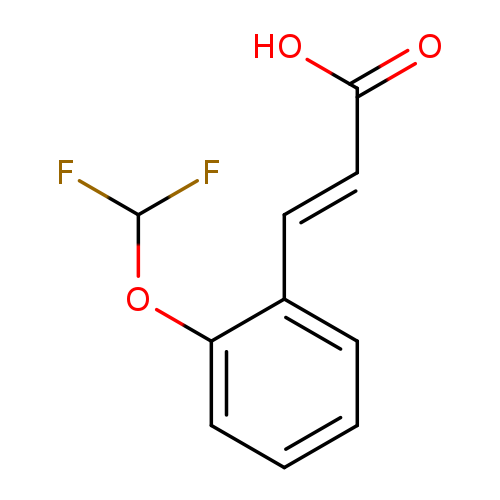 2-Propenoic acid, 3-[2-(difluoromethoxy)phenyl]-, (E)- (9CI)