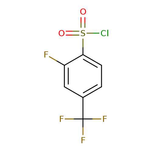 2-Fluoro-4-(trifluoromethyl)benzene-1-sulfonyl chloride
