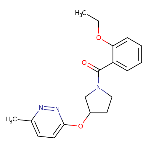 3-{[1-(2-ethoxybenzoyl)pyrrolidin-3-yl]oxy}-6-methylpyridazine