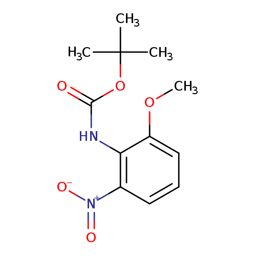 tert-butyl 2-methoxy-6-nitrophenylcarbamate
