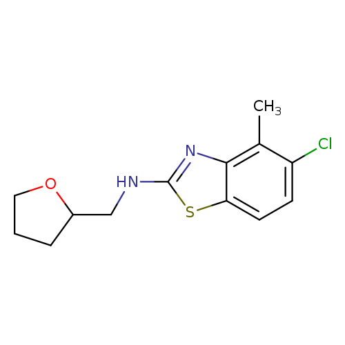 5-Chloro-4-methyl-N-((tetrahydrofuran-2-yl)methyl)benzo[d]thiazol-2-amine