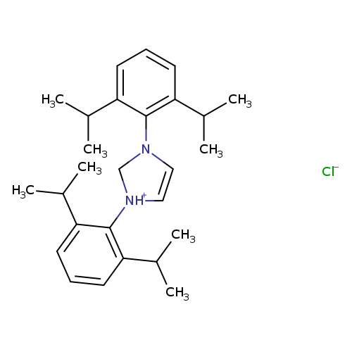 1H-Imidazolium, 1,3-bis[2,6-bis(1-methylethyl)phenyl]-, chloride (1:1)