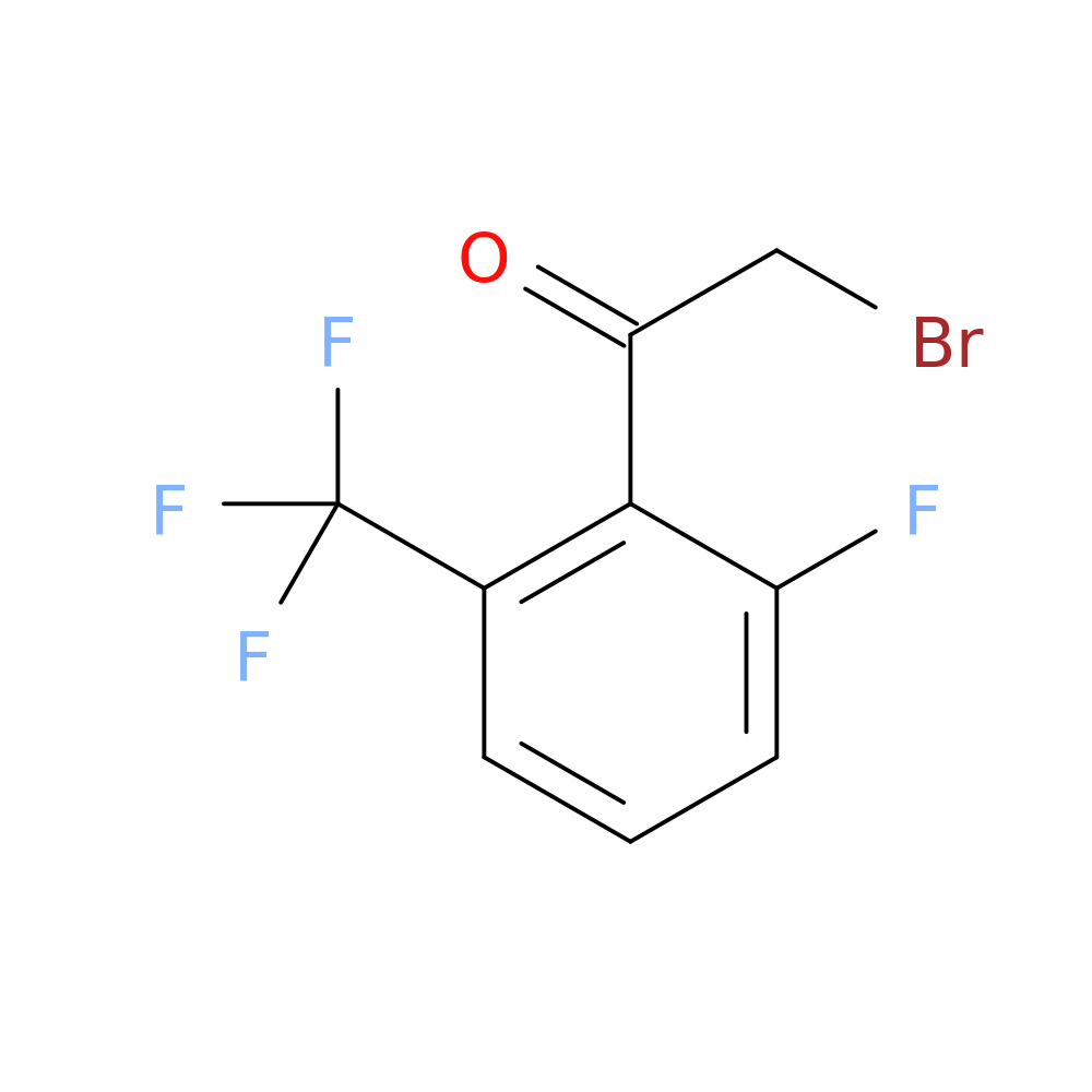 2-FLUORO-6-(TRIFLUOROMETHYL)PHENACYL BROMIDE