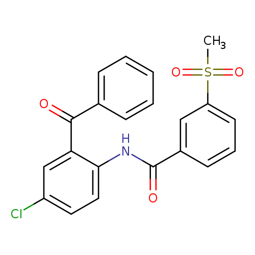 N-(2-benzoyl-4-chlorophenyl)-3-methanesulfonylbenzamide
