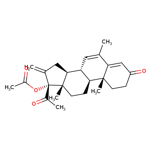 17a-Acetoxy-6-methyl-16-methylene-4,6-pregnadiene-3,20-dione