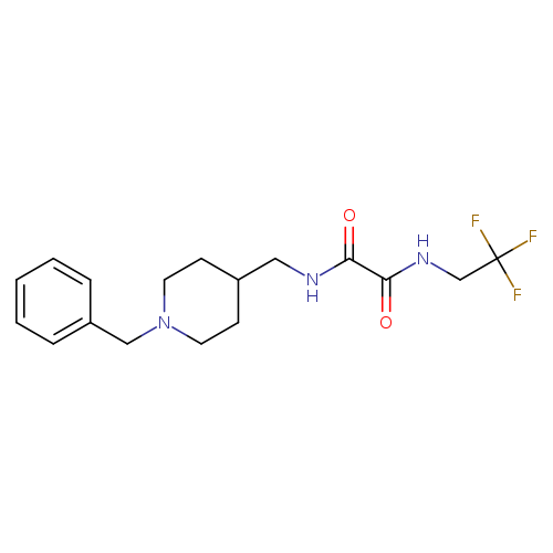 N'-[(1-benzylpiperidin-4-yl)methyl]-N-(2,2,2-trifluoroethyl)ethanediamide