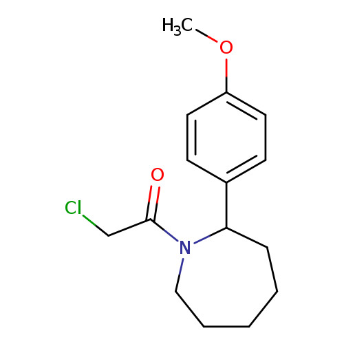 2-chloro-1-[2-(4-methoxyphenyl)azepan-1-yl]ethan-1-one