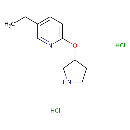 5-ethyl-2-(pyrrolidin-3-yloxy)pyridine dihydrochloride