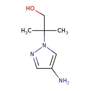 2-(4-Aminopyrazol-1-yl)-2-methylpropan-1-ol