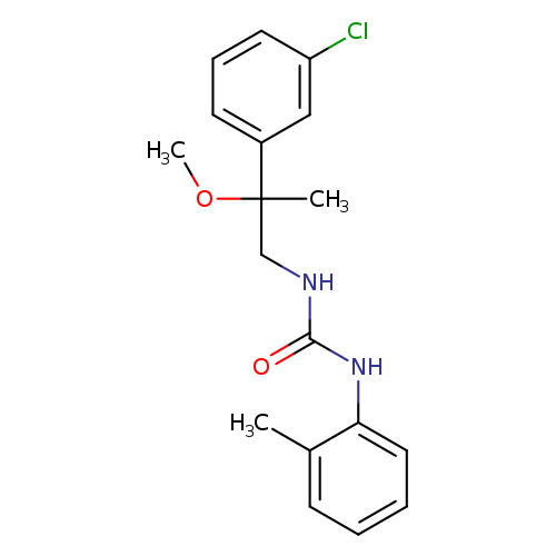 1-[2-(3-chlorophenyl)-2-methoxypropyl]-3-(2-methylphenyl)urea