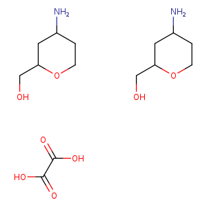 (4-aminotetrahydropyran-2-yl)methanol;1/2oxalicacid